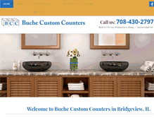 Tablet Screenshot of buchecustomcounters.com